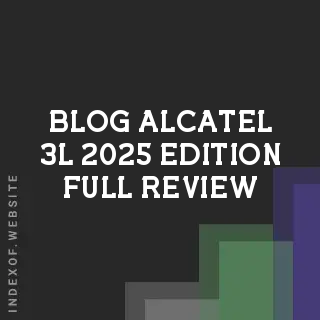 Alcatel 3L (2025 Edition): 5010mAh Battery, AI Triple Camera & Official USD Price | Logo - Indexof